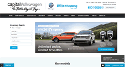 Desktop Screenshot of capitaleurocarsvw.com